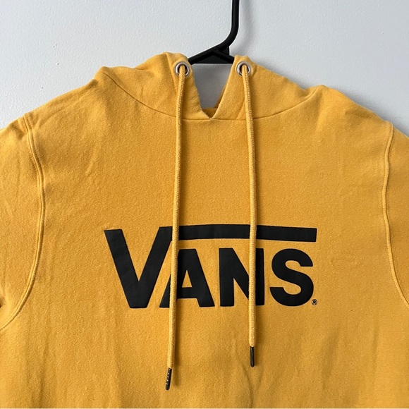 Vans Off the Wall Hoodie Sweater Pullover Mustard Yellow - mens XS - Picture 3 of 8